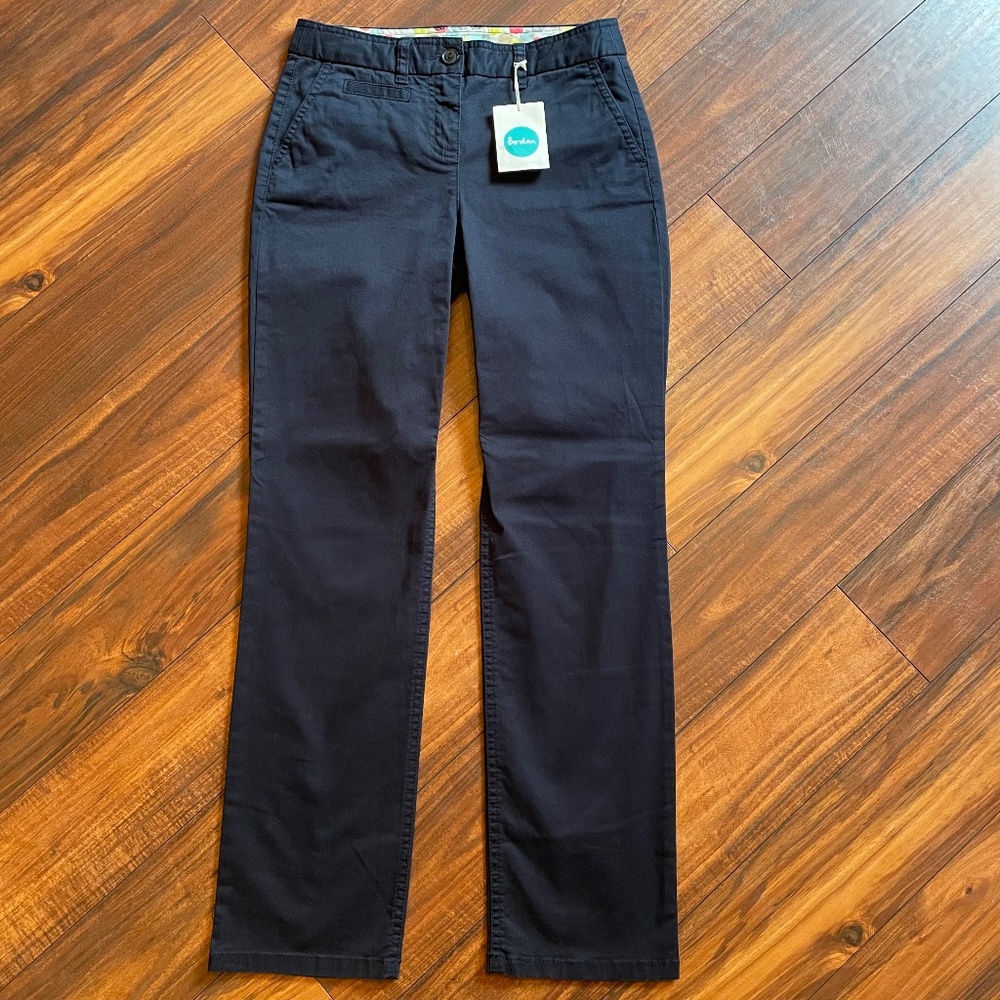Boden Straightleg Chino 2P NWT Navy Blue